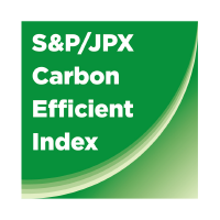 『the S&P/JPX Carbon Efficient』logo